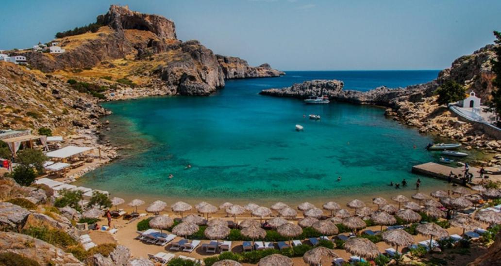 Apartmán Toulipa Lindos Exteriér fotografie